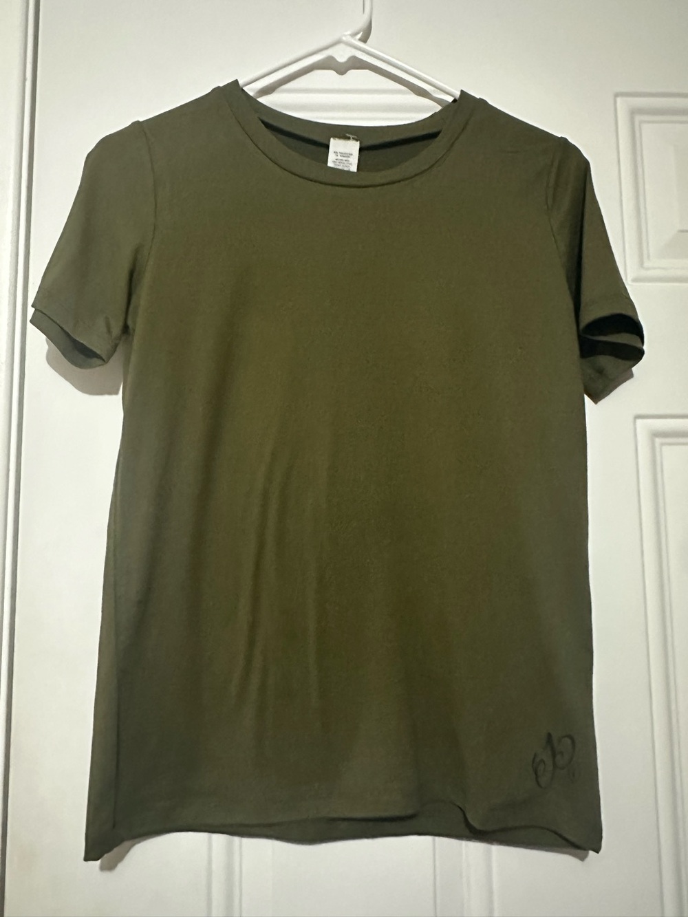 Classic Short Sleeve Olive Green set with shorts- Women's